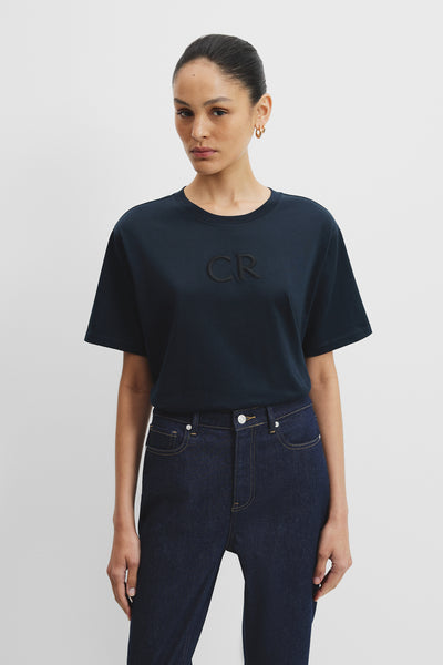 Australian Cotton Cr Logo T-Shirt