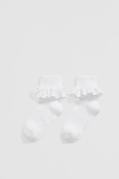 Rib Frill Sock
