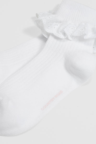 Rib Frill Sock