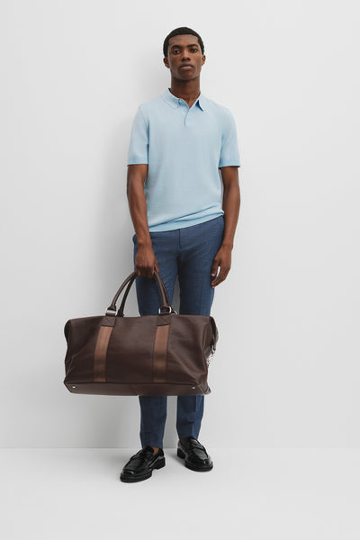 Leather Weekender