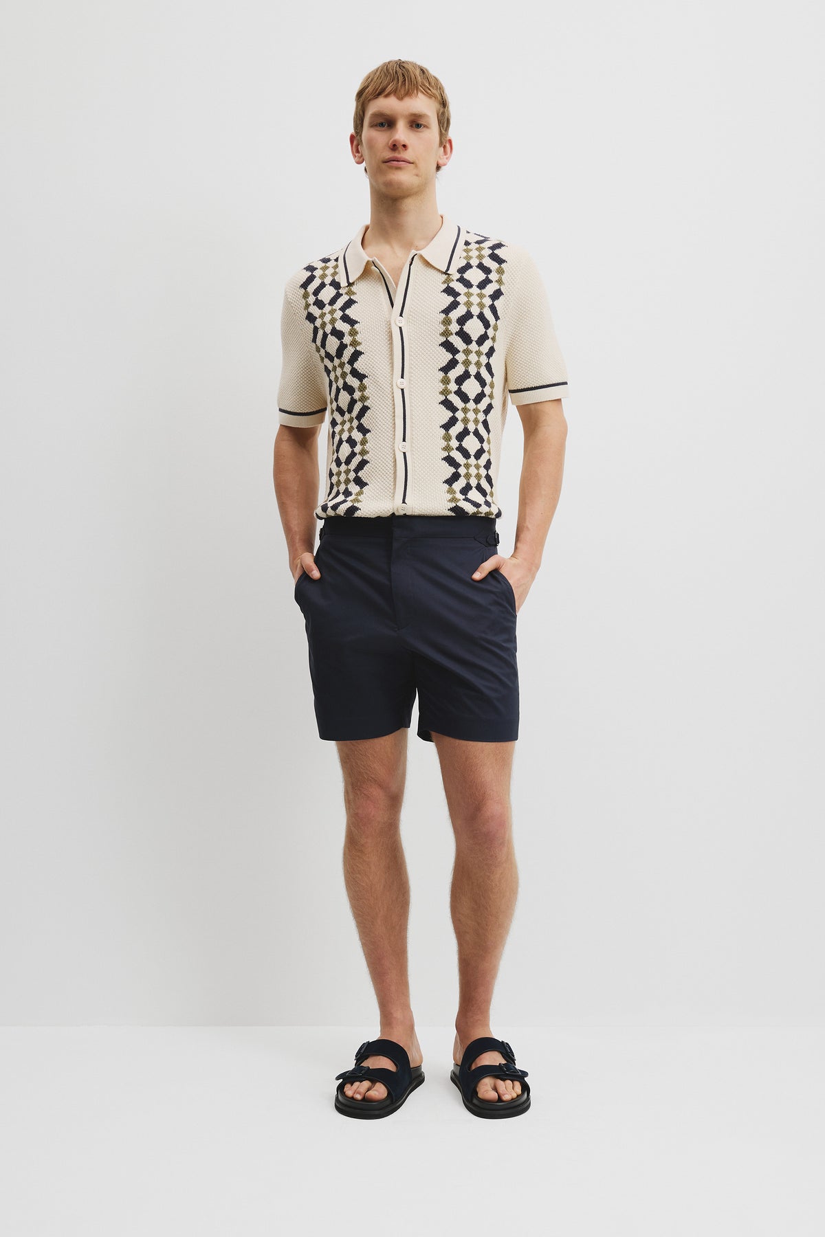 Organically Grown Cotton Strap Buckle Short