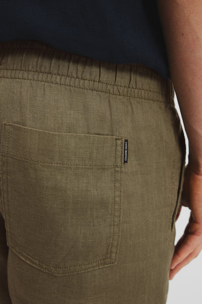 Organically Grown Linen Drawcord Short