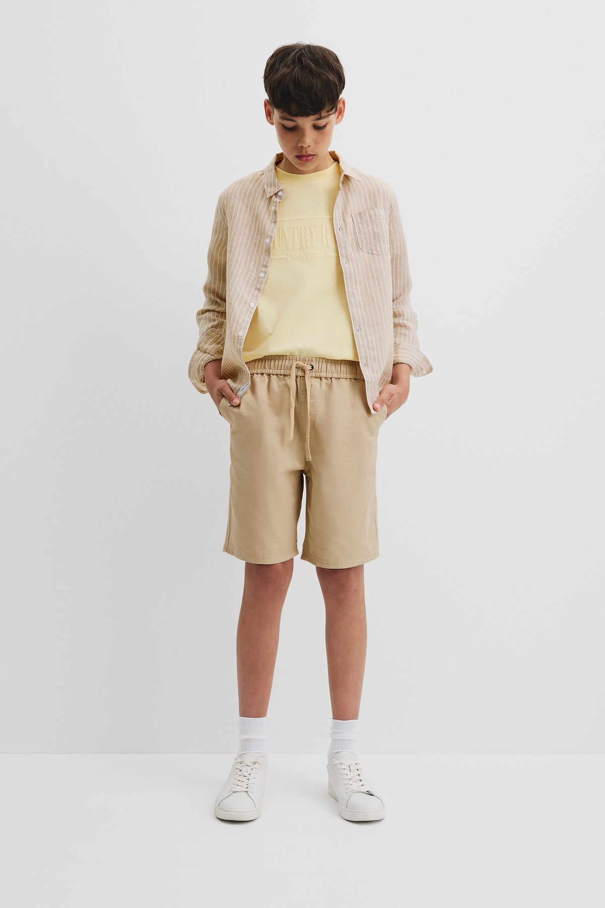 Teen Cotton Linen Short