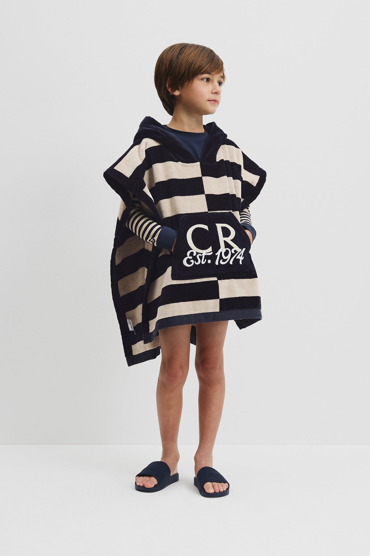 Australian Cotton Cr Est. 1974 Swim Poncho
