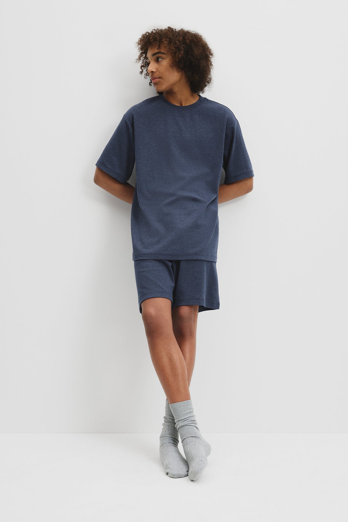 Teen Organically Grown Cotton Blend Relaxed Logo Pyjama Set