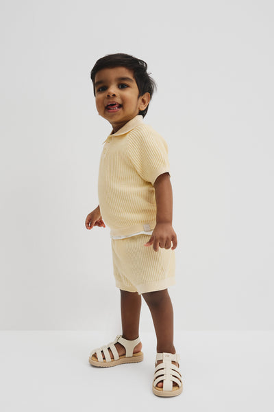 Organically Grown Cotton Knit Short