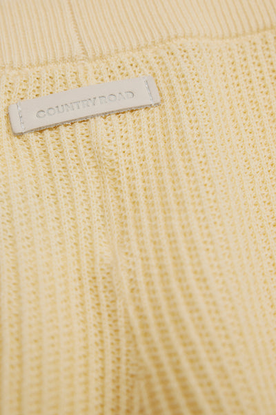 Organically Grown Cotton Knit Short