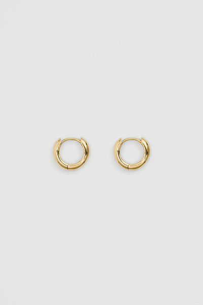 Tarnish-Resistant Small Slim Hoop
