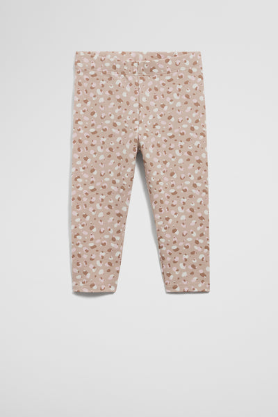 Organically Grown Cotton Blend Leopard Legging