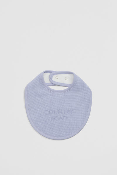 Organically Grown Cotton Waffle Bib