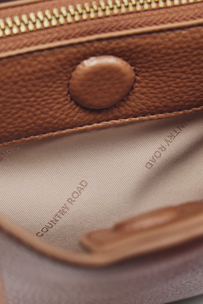 Middle Zip Crossbody Bag