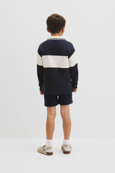 Organically Grown Cotton Logo Rugby Top