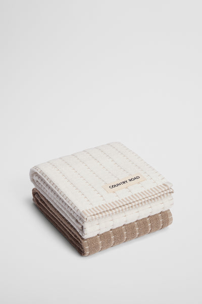 Mira Australian Cotton Tea Towel Pack Of 2