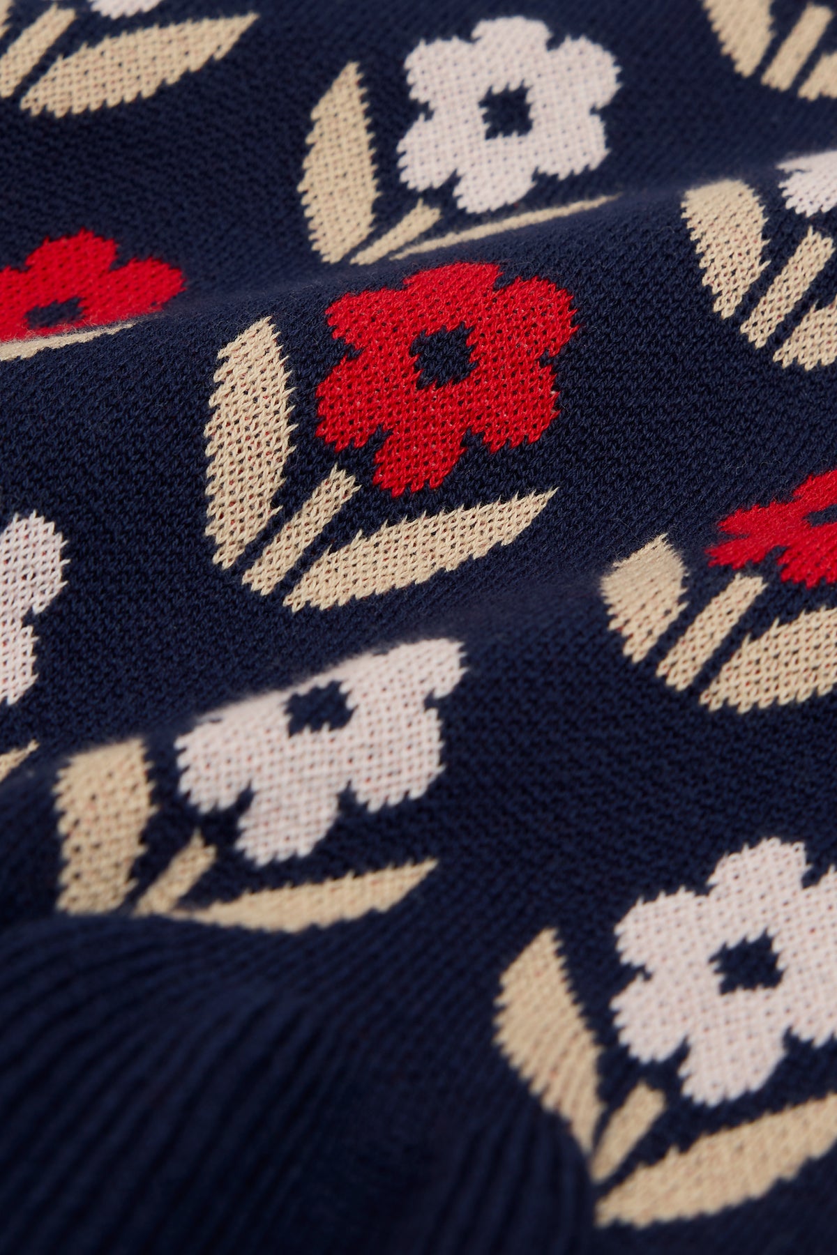 Organically Grown Cotton Jacquard Knit Skirt