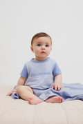 Organically Grown Cotton Stripe Logo T-Shirt Bodysuit