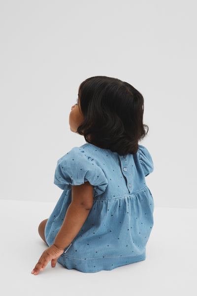 Cotton Blend Puff Sleeve Top