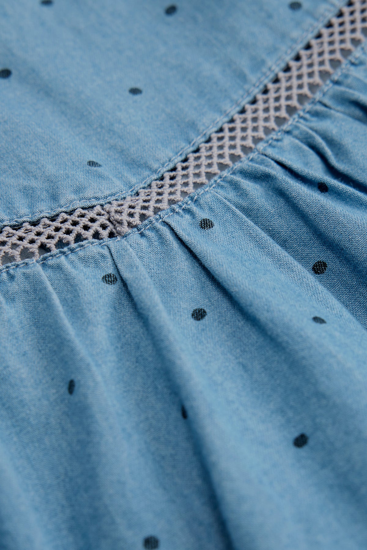 Cotton Blend Puff Sleeve Top