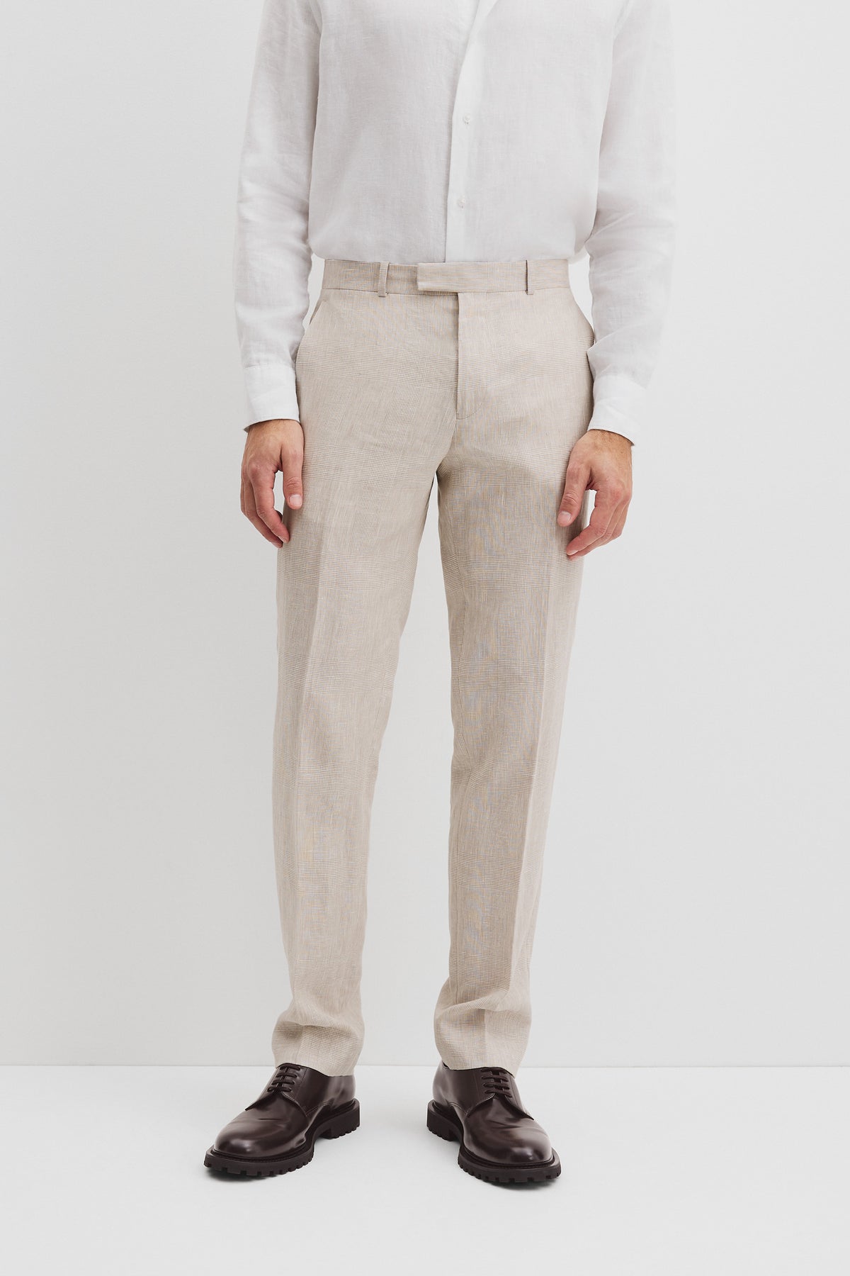 Linen Check Pant