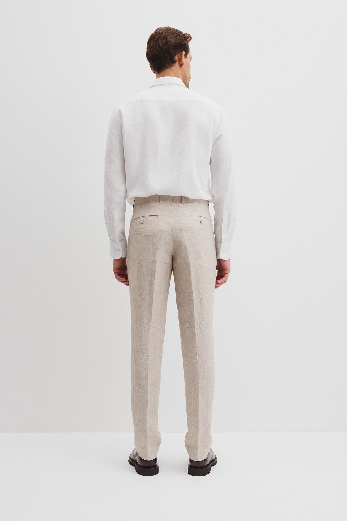 Linen Check Pant