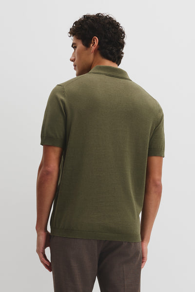 Australian Cotton Blend Silk Trophy Polo