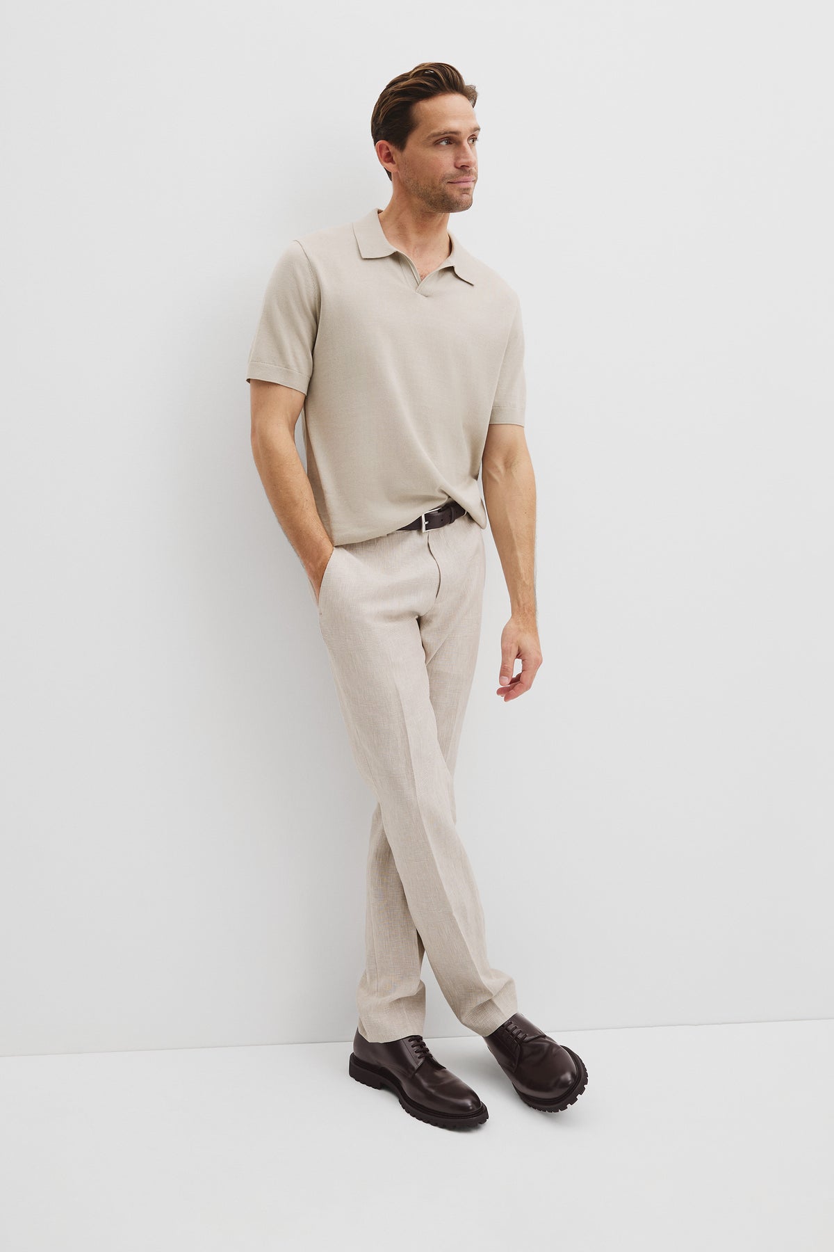 Australian Cotton Blend Silk Trophy Polo