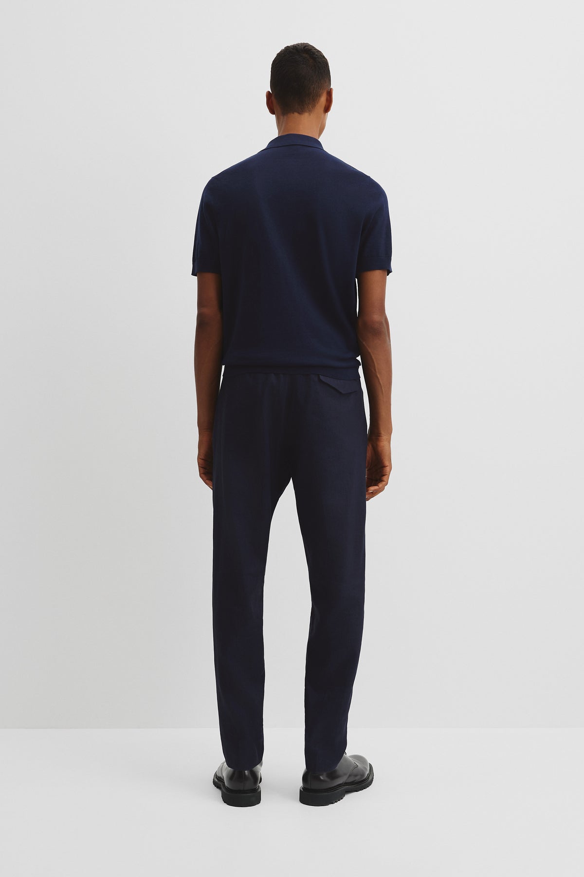 Australian Cotton Blend Silk Button Polo