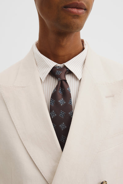 Silk Medallion Tie
