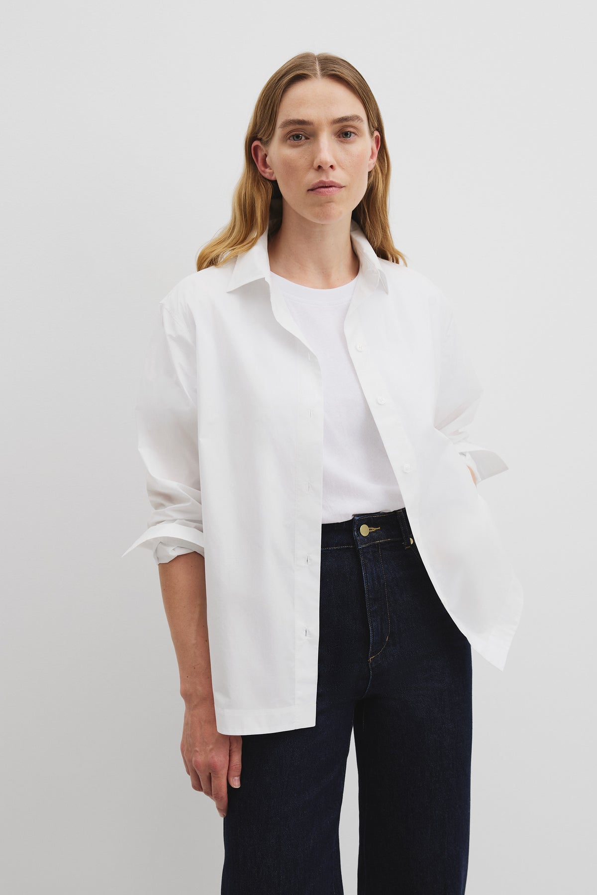 Organically Grown Cotton Poplin Shirt