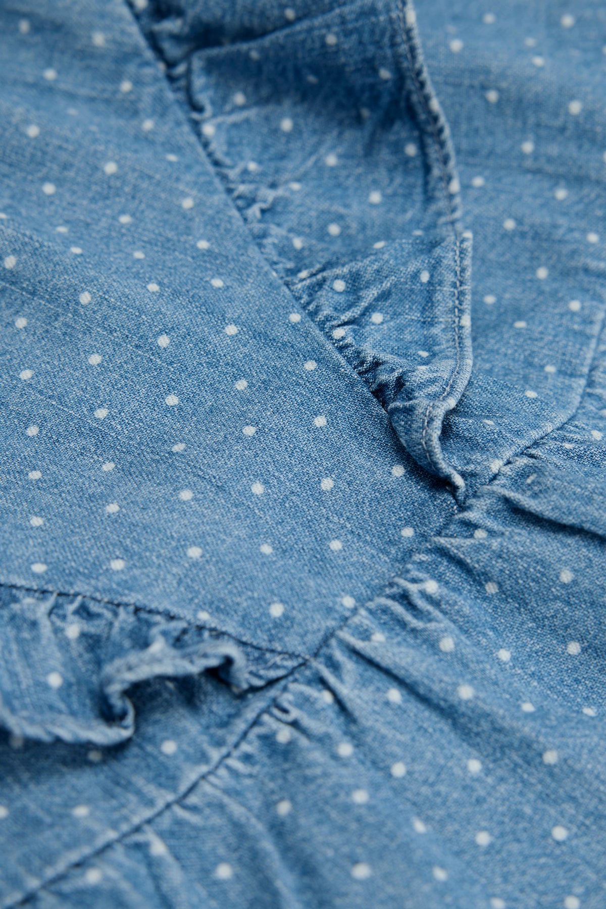 Cotton Frill Detail Mini Skirt