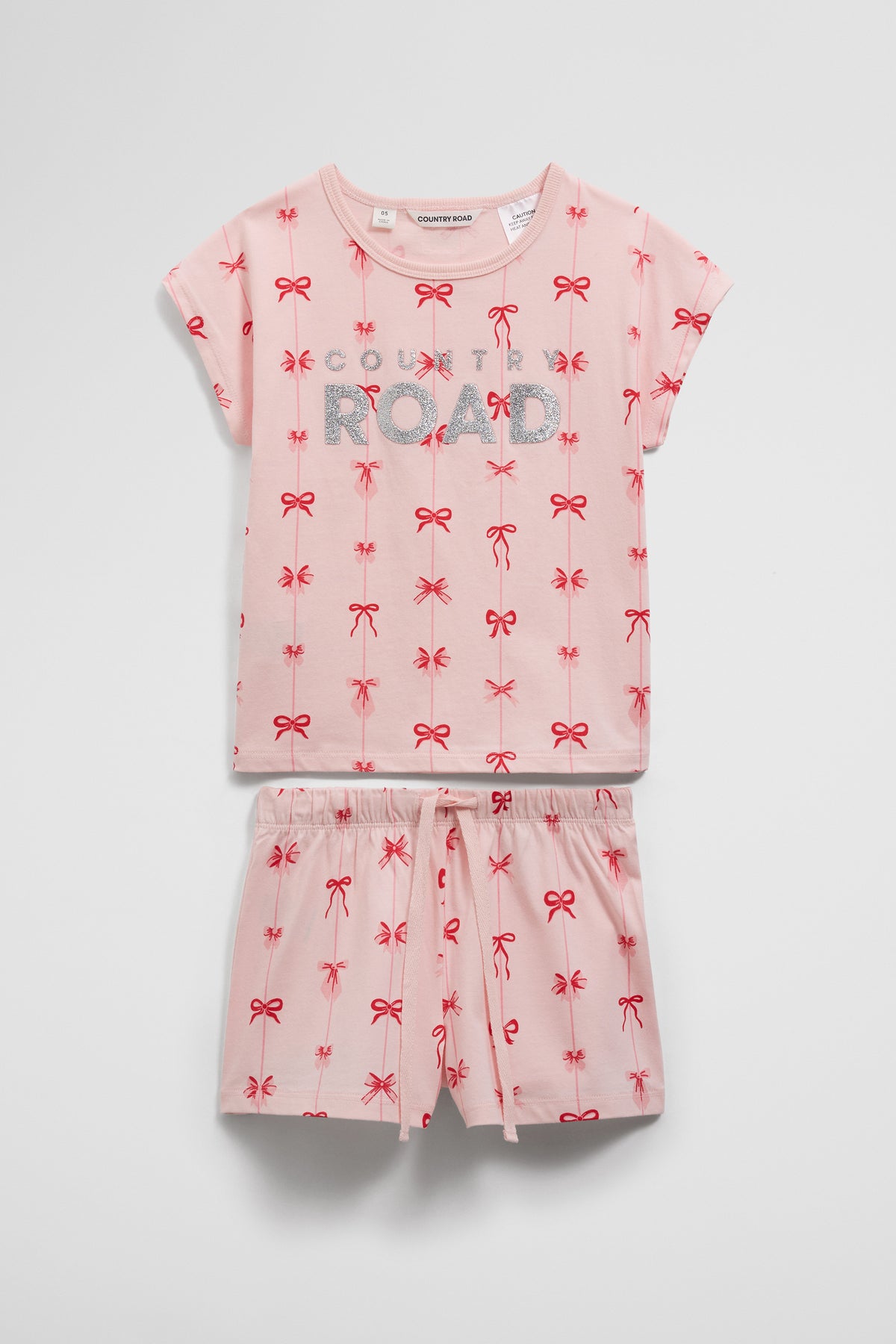 Australian Cotton Bow Pyjama Set