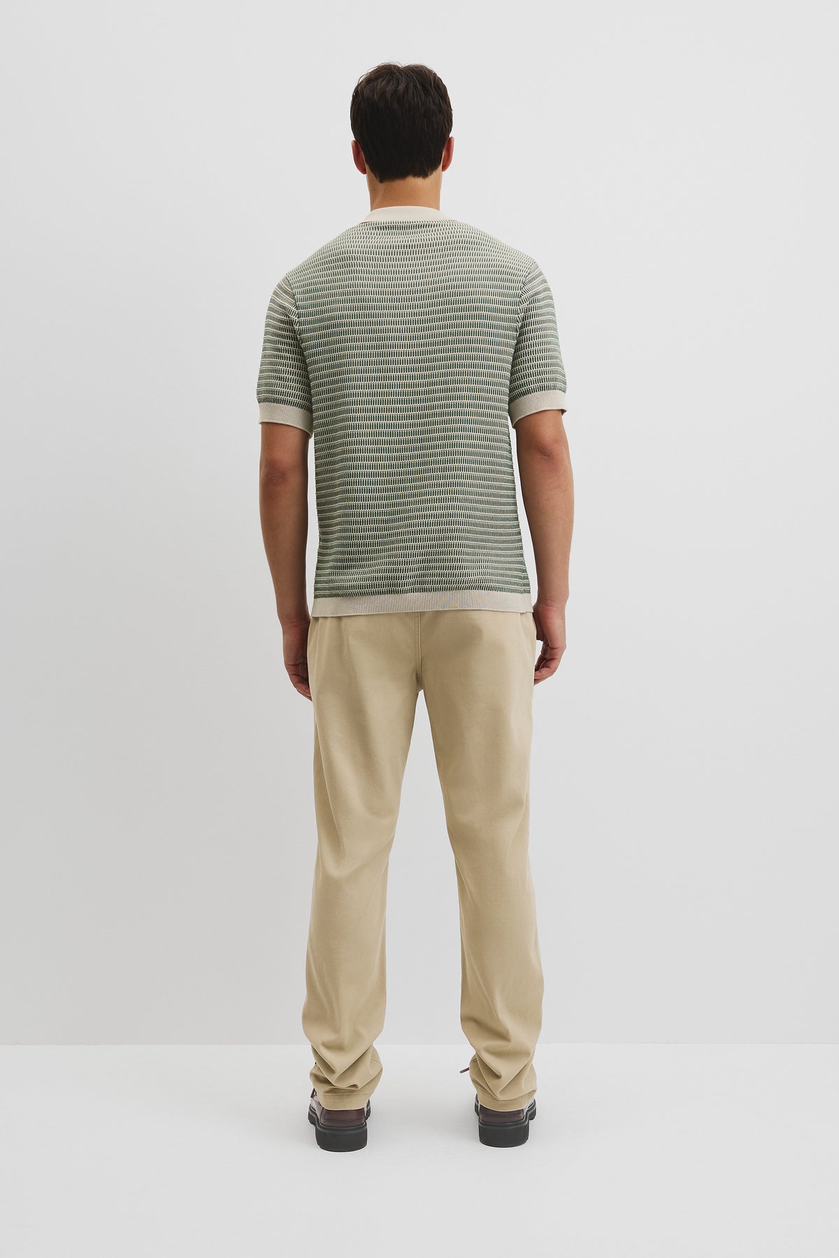 Australian Cotton Textured Knit Polo