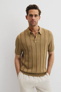 Australian Cotton Stripe Knit Polo