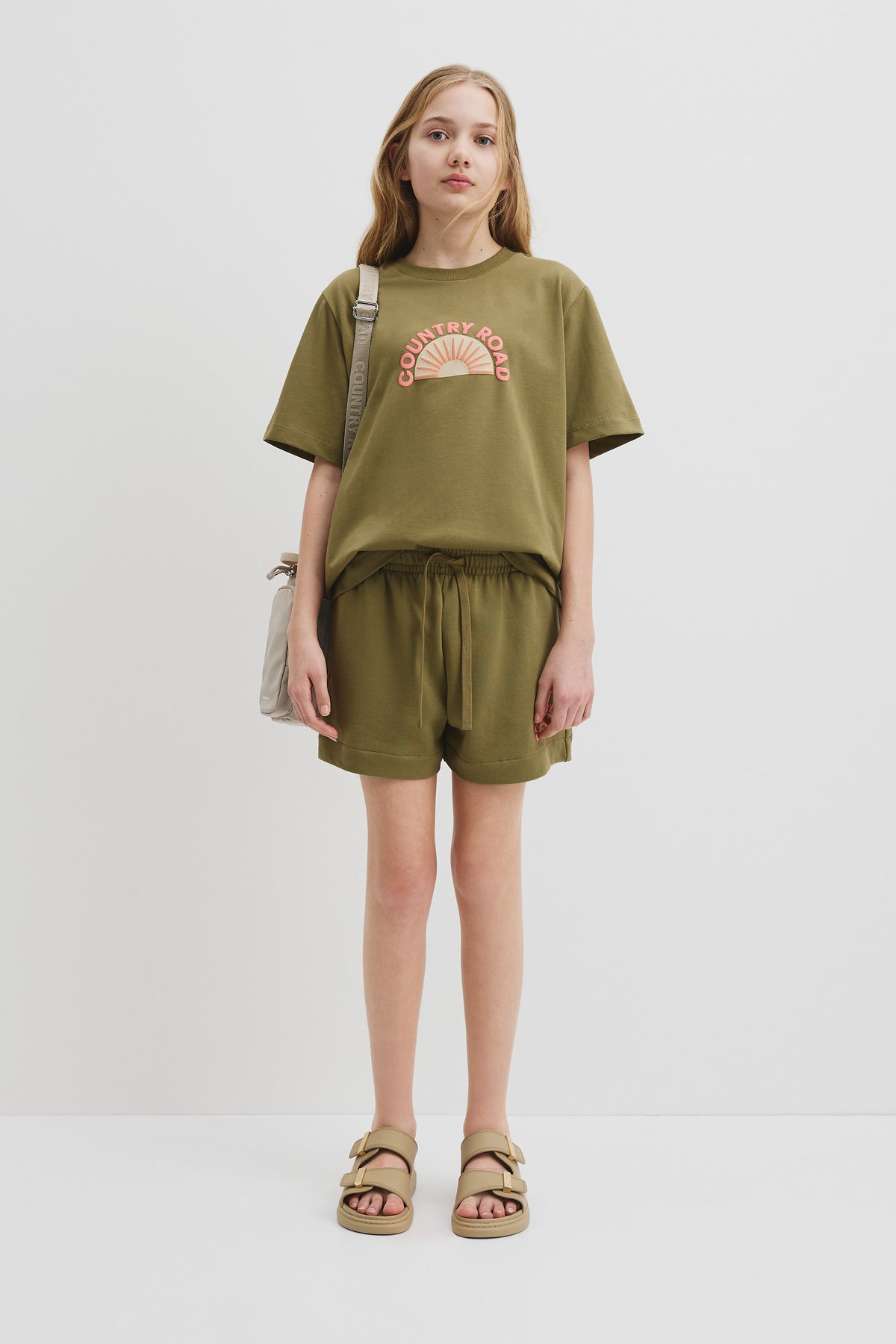 Teen Recycled Cotton Blend Sundial T-Shirt