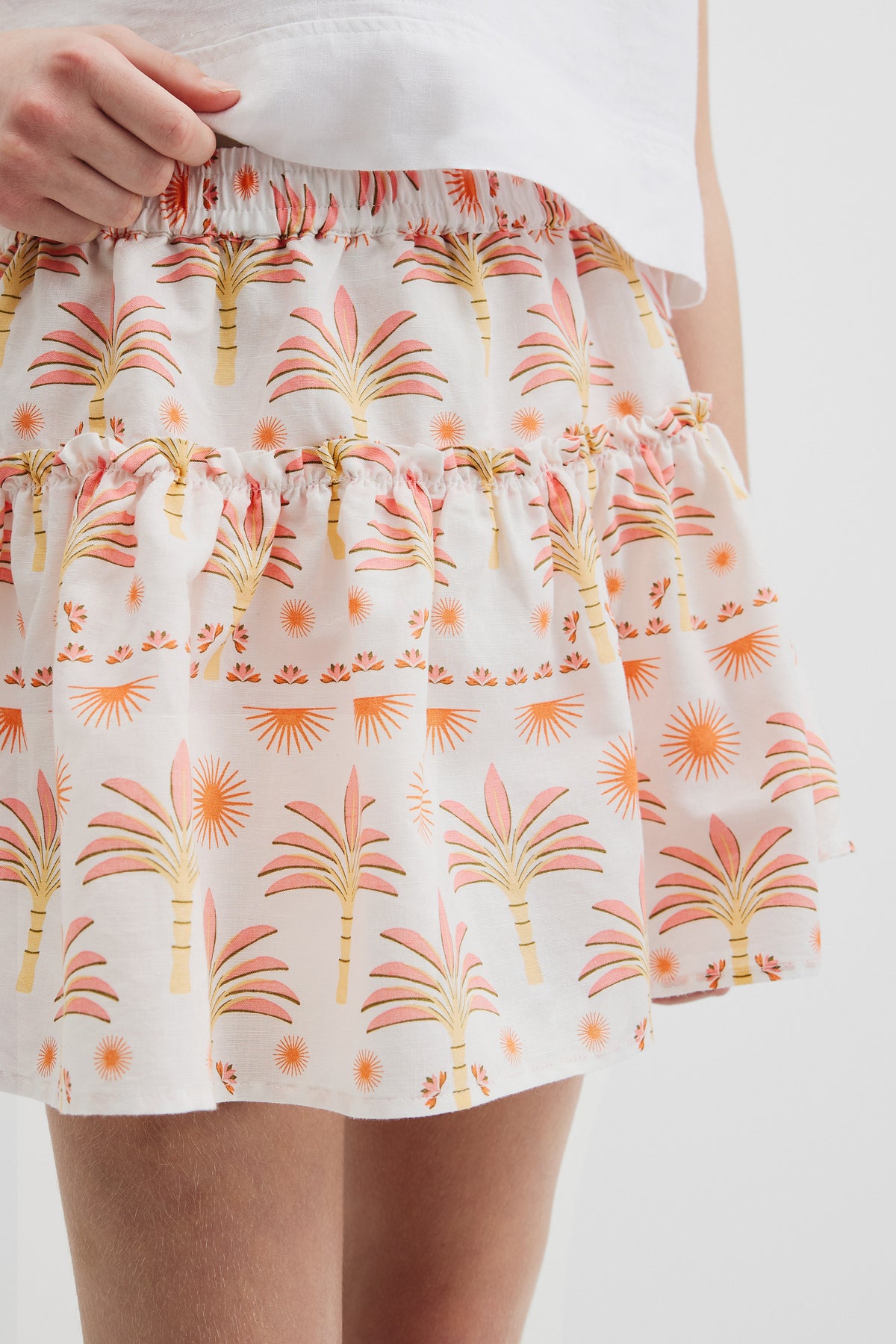 Sunset Print Skirt