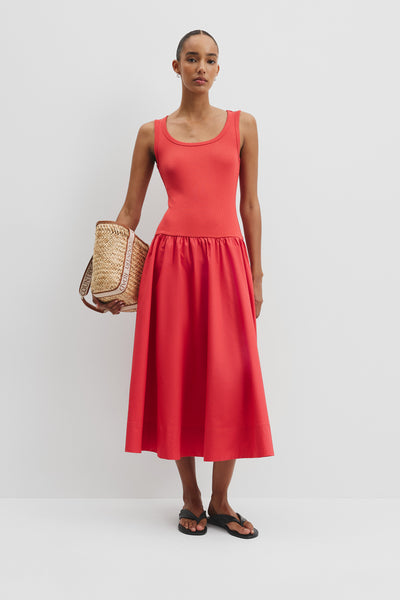 Spliced Tank Dress