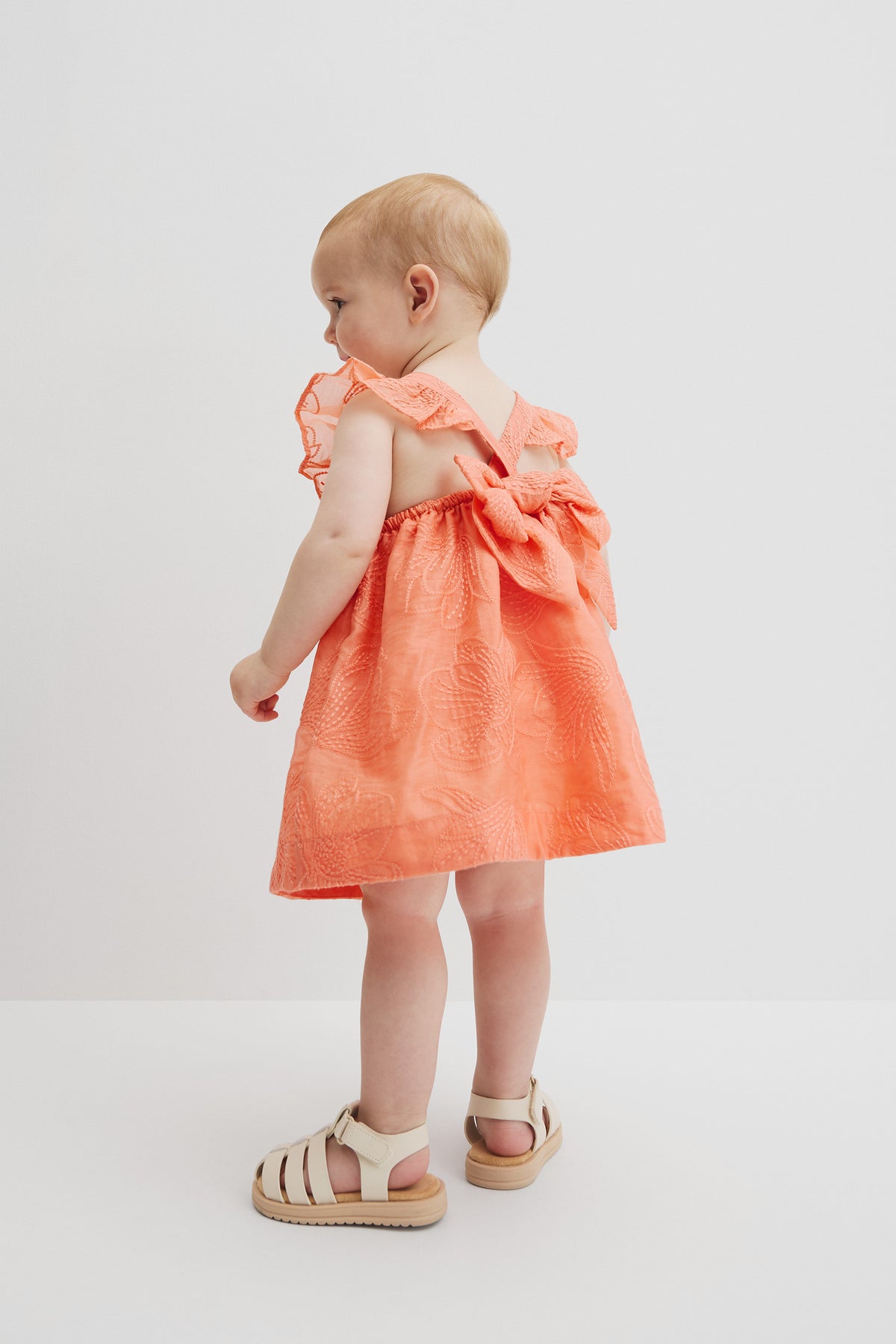 Floral Frill Strap Dress