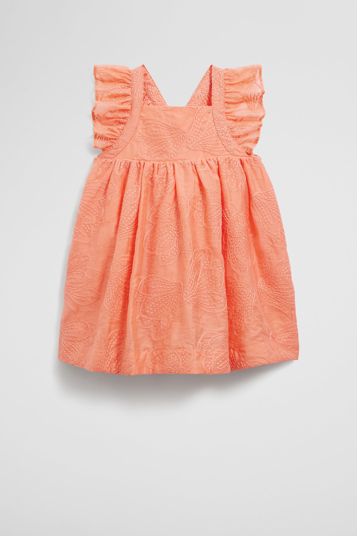 Floral Frill Strap Dress