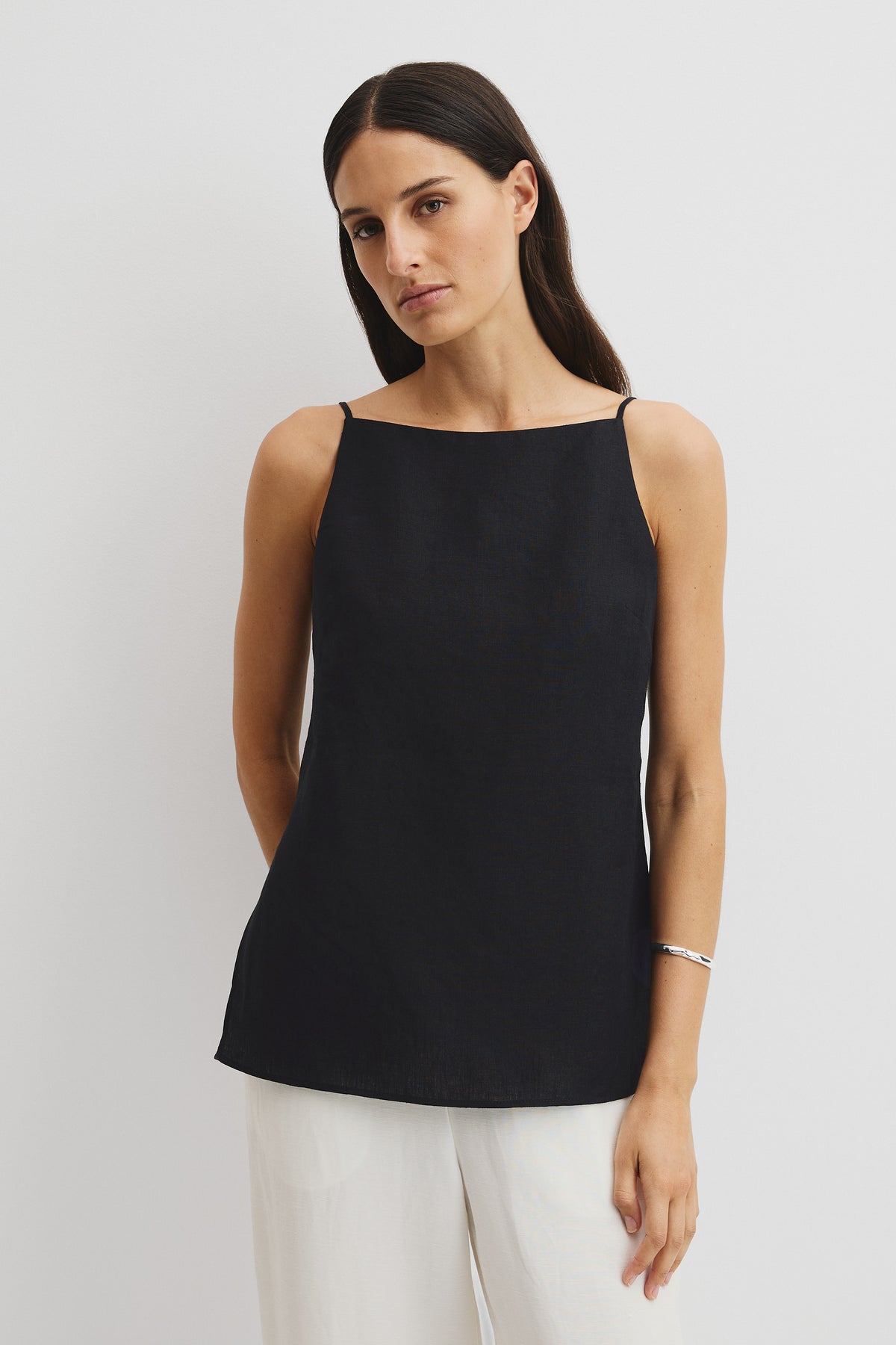 Organically Grown Linen Longline Cami