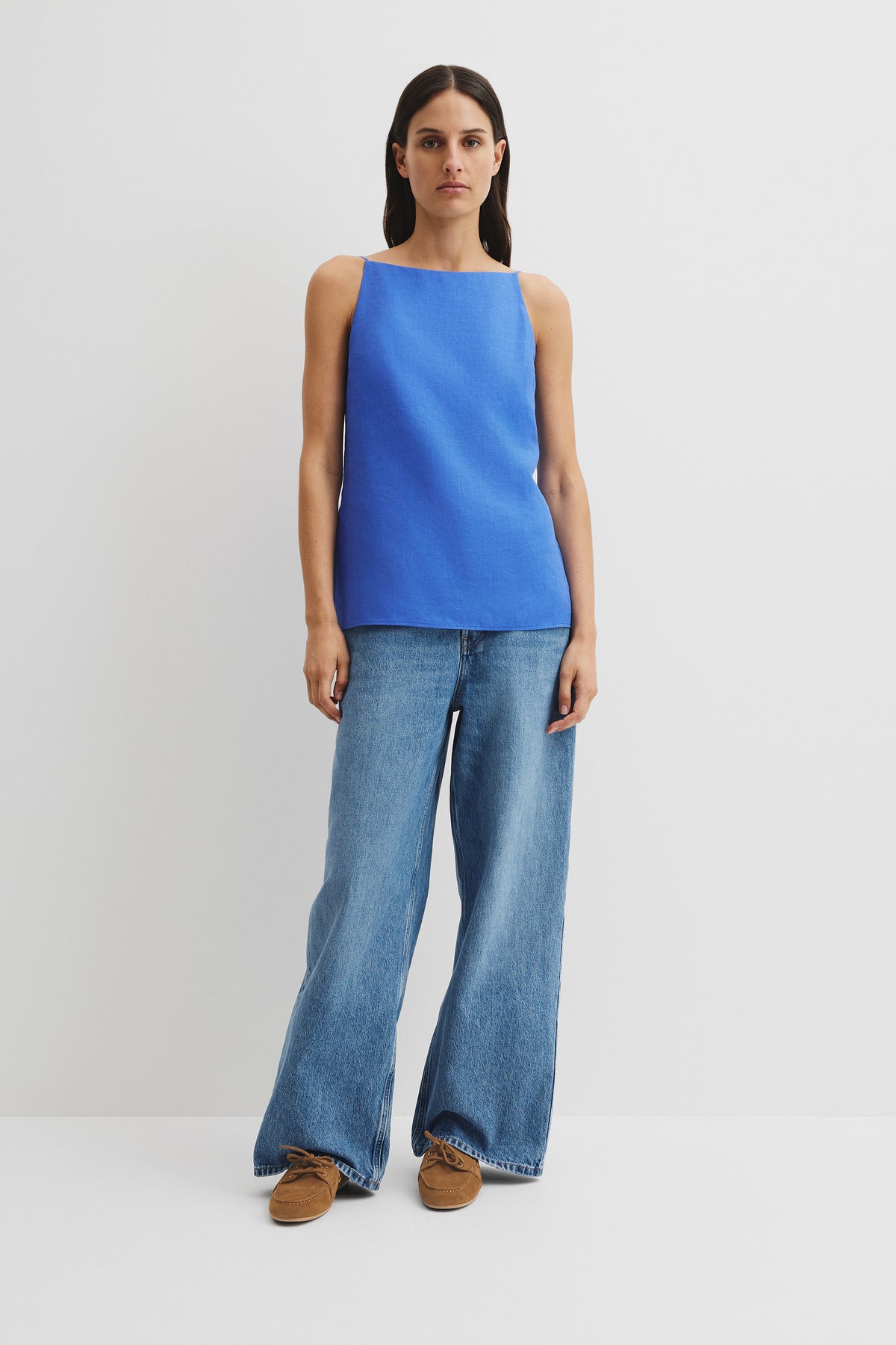 Organically Grown Linen Longline Cami