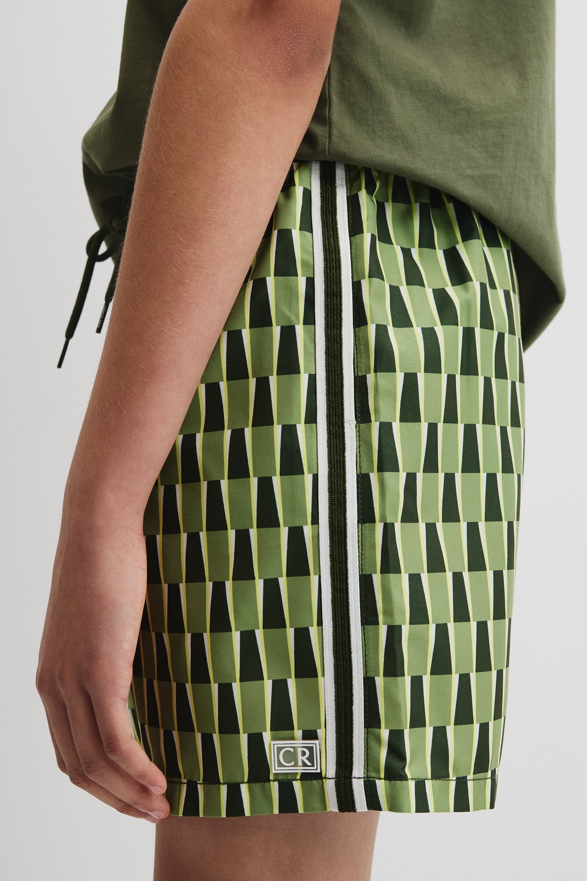 Teen Stripe Detail Board Short