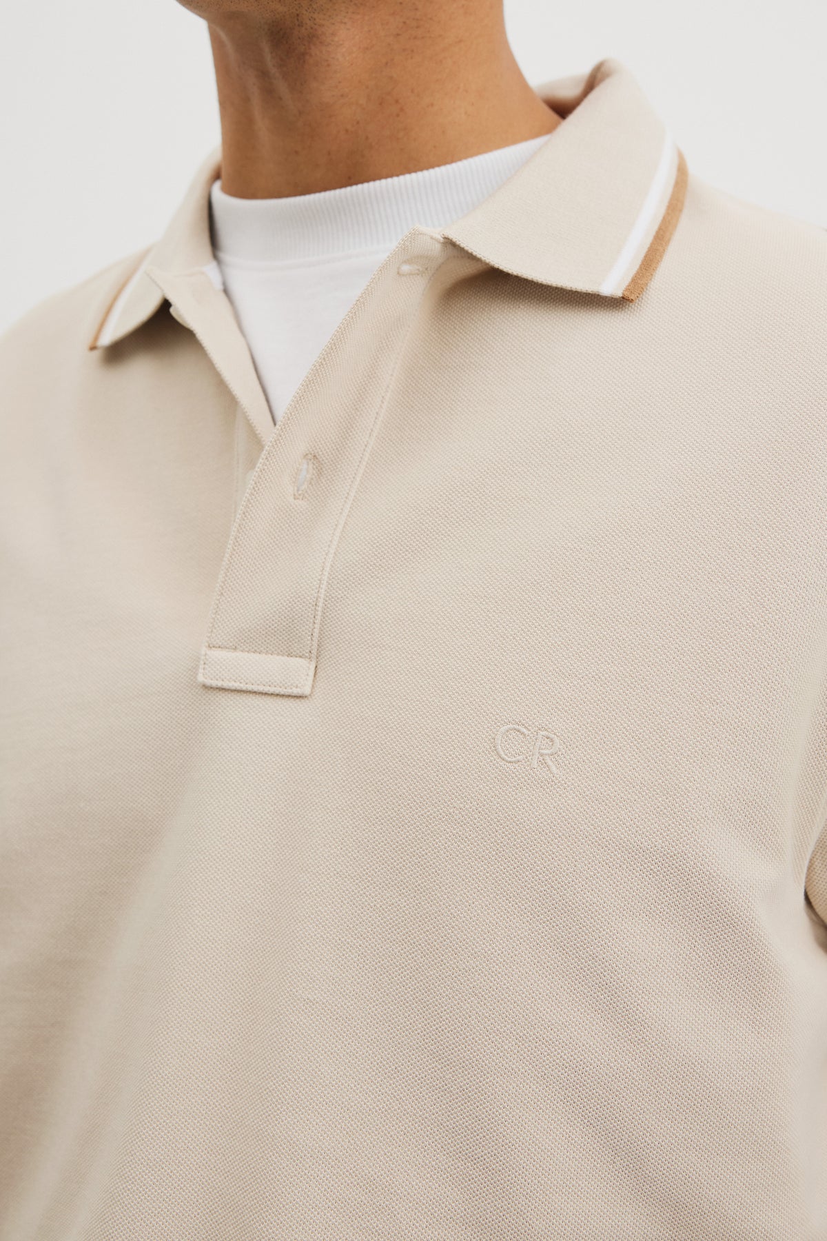 Australian Cotton Cr Logo Pique Polo