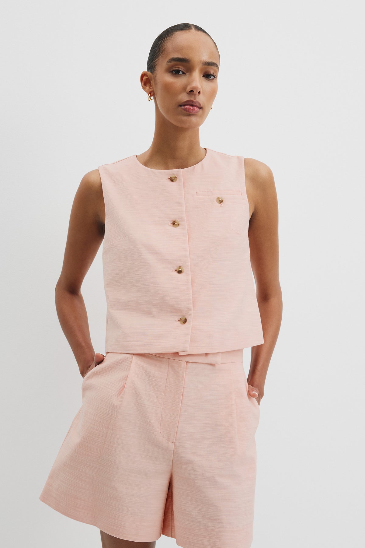 Textured Vest Top