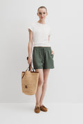 Panelled Short