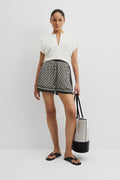 Print Cupro Short