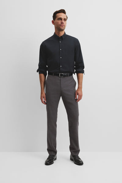 Slim Fit Stretch Cotton Shirt