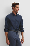 Slim Fit Stretch Cotton Shirt