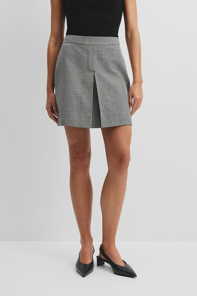 Gingham Mini Skirt