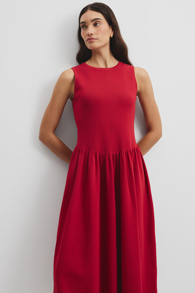 Mix Stitch Knit Dress