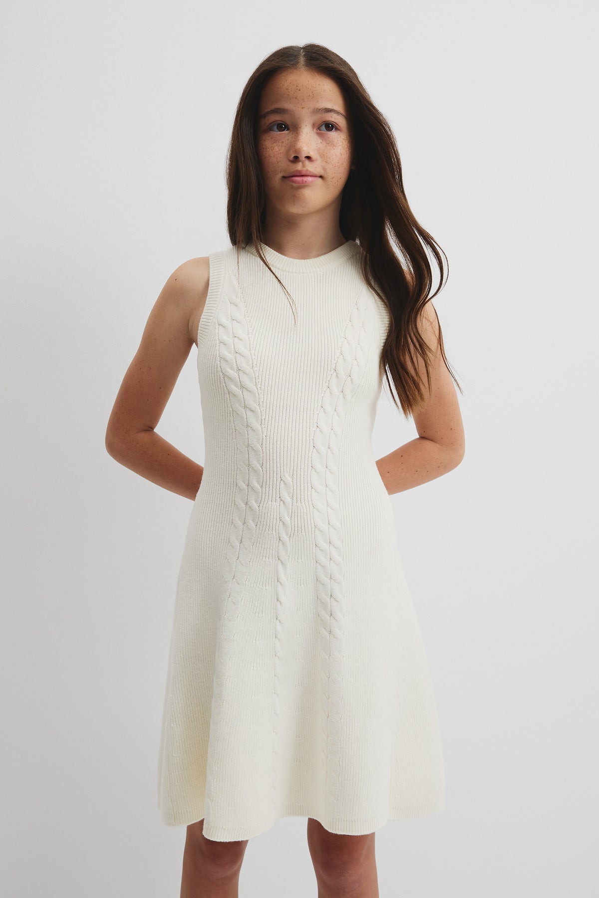 Teen Cable Knit Dress