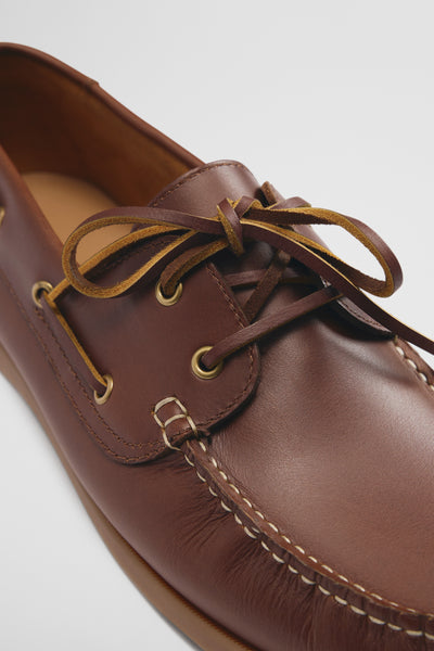 Flynn Leather Boat Shoe
